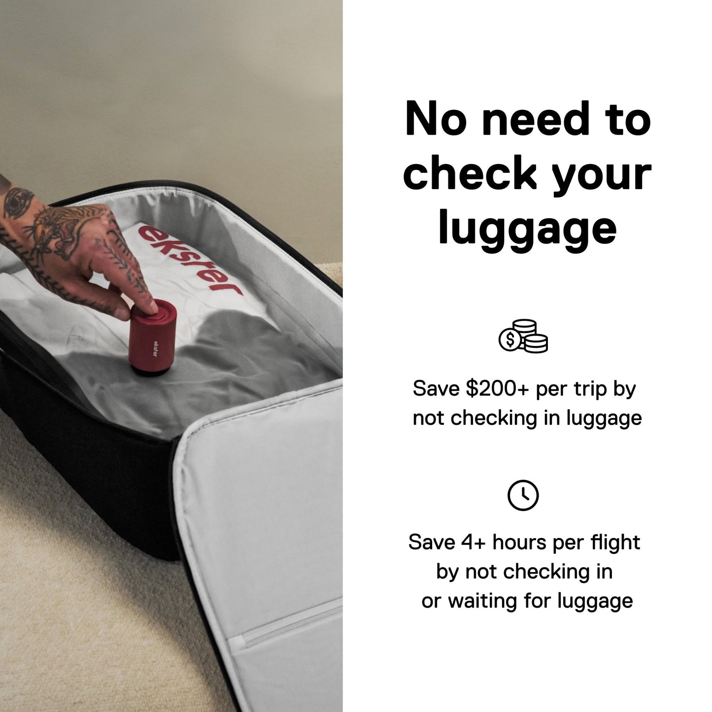 TravelPackTM Vacuum Bag Plus