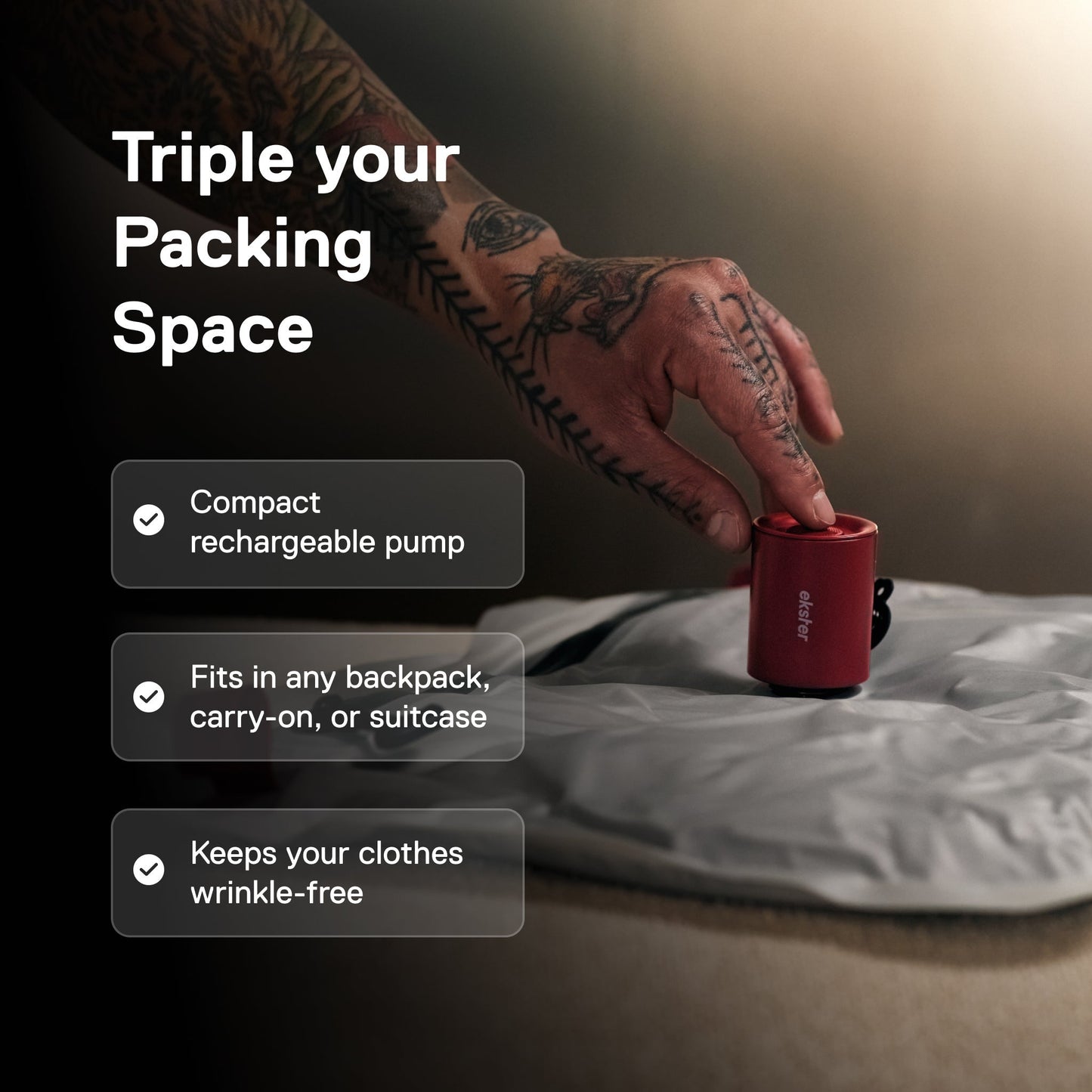 TravelPackTM Vacuum Kit Plus